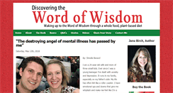 Desktop Screenshot of discoveringthewordofwisdom.com