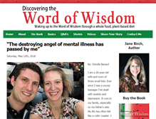 Tablet Screenshot of discoveringthewordofwisdom.com